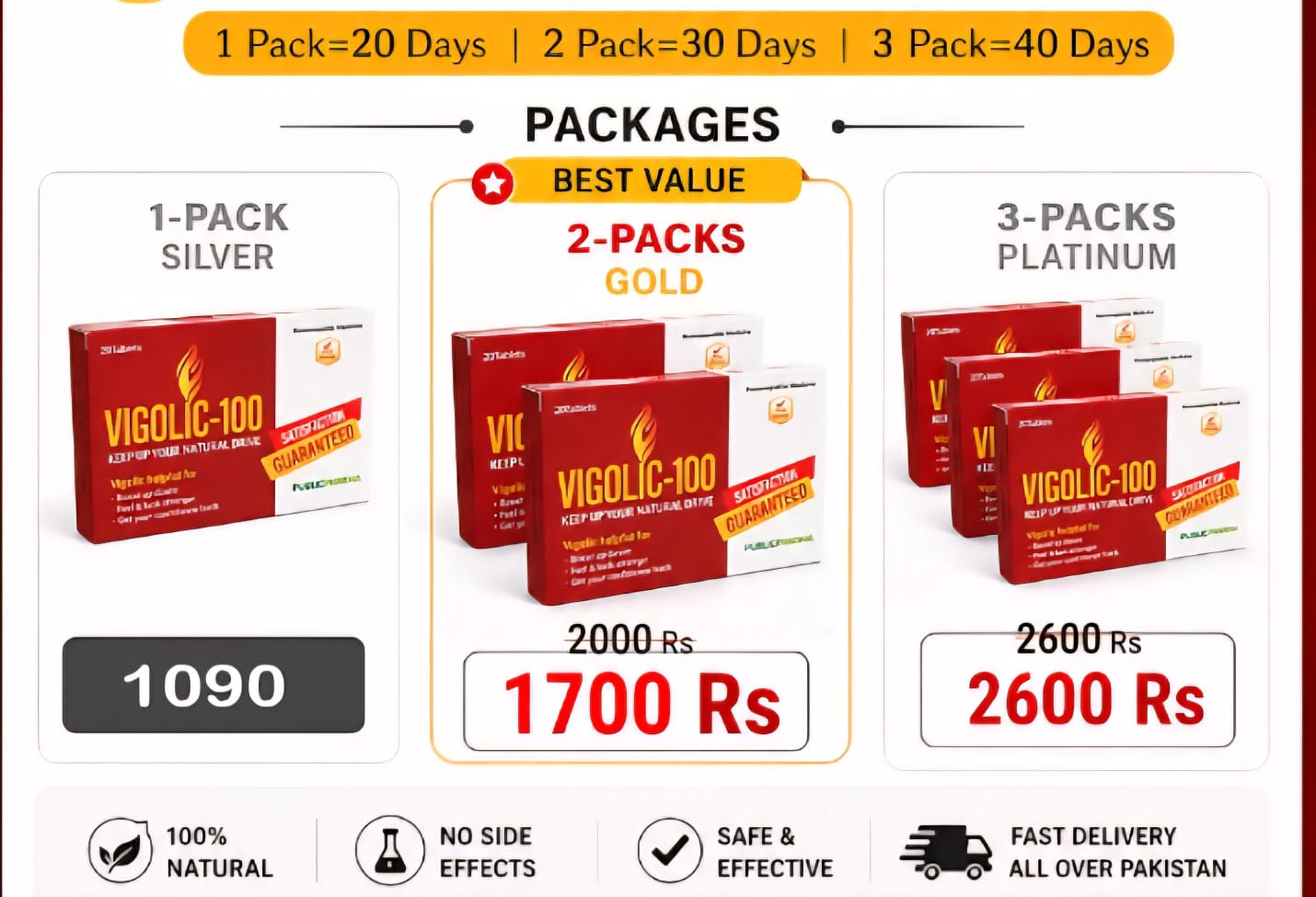 Vigolic-100 TABLETS (HOMEOPATHIC)